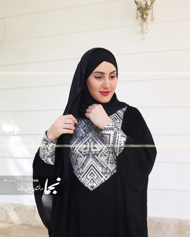 خرید آنلاین مانتو عبایی ژاکارد