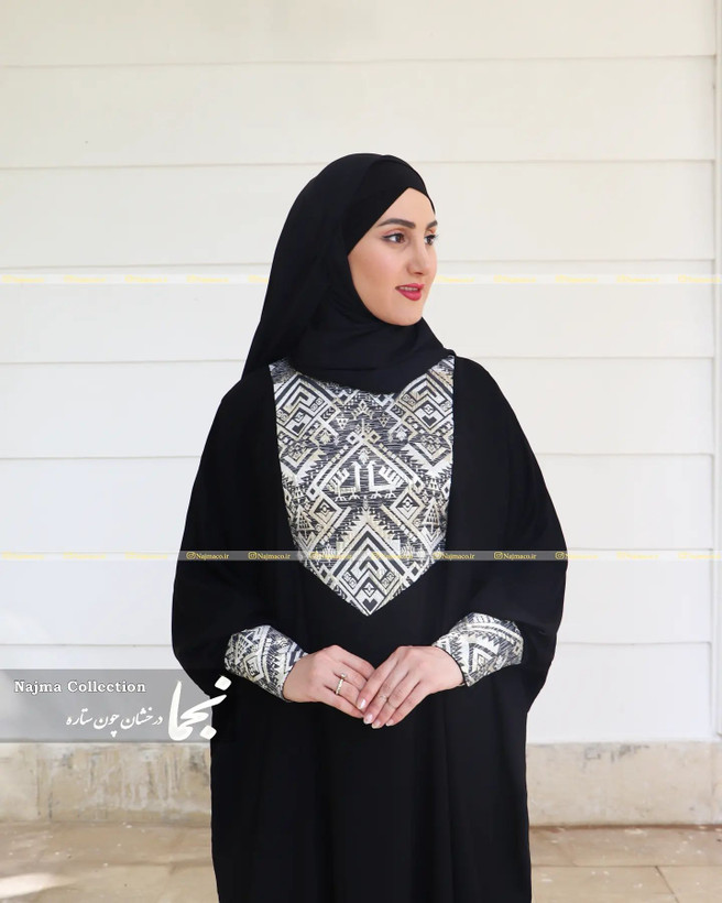 مانتو عبایی خرجکاری