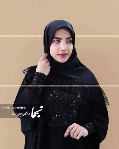 خرید عبا زنانه پولکی