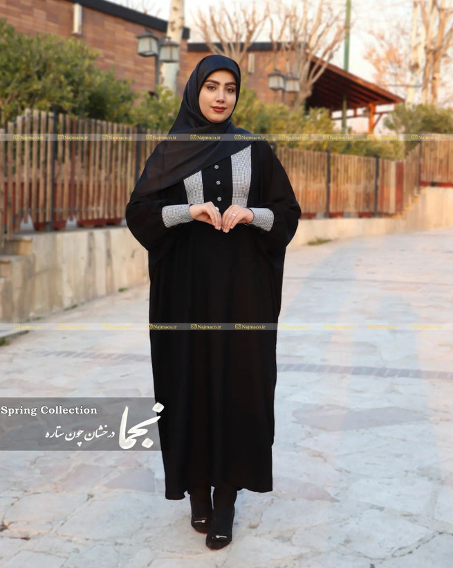 عبا زنانه طرح پیردوپل