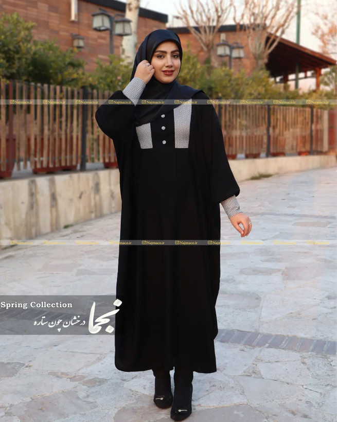 مانتو عبایی اسپرت