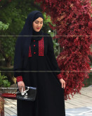 خرید آنلاین مانتو عبایی مجلسی