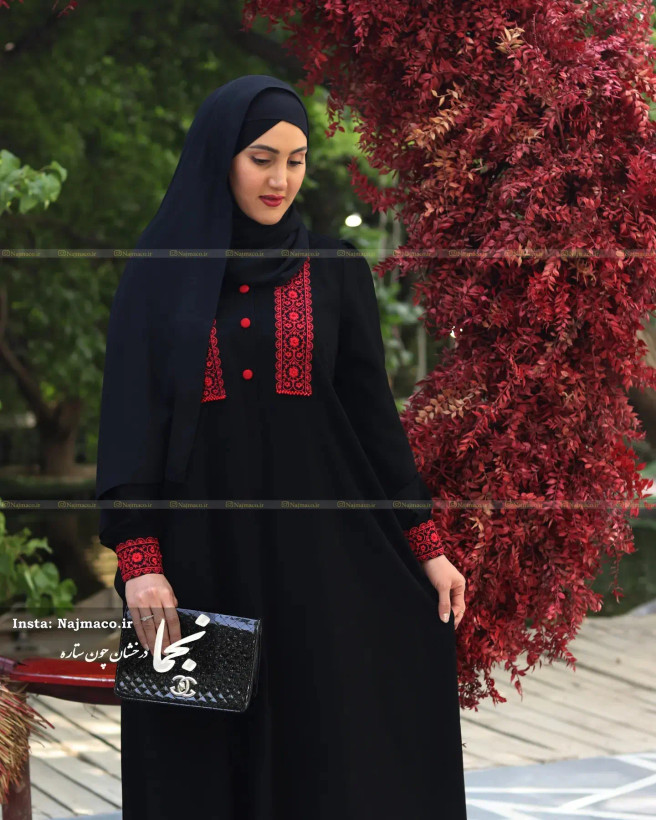 خرید آنلاین مانتو عبایی مجلسی