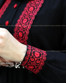 قیمت مانتو عبایی جواهر دوزی