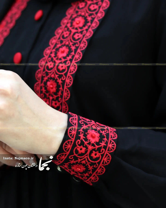 قیمت مانتو عبایی جواهر دوزی