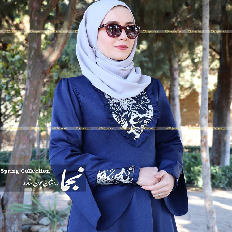 مانتو بلند پوشیده