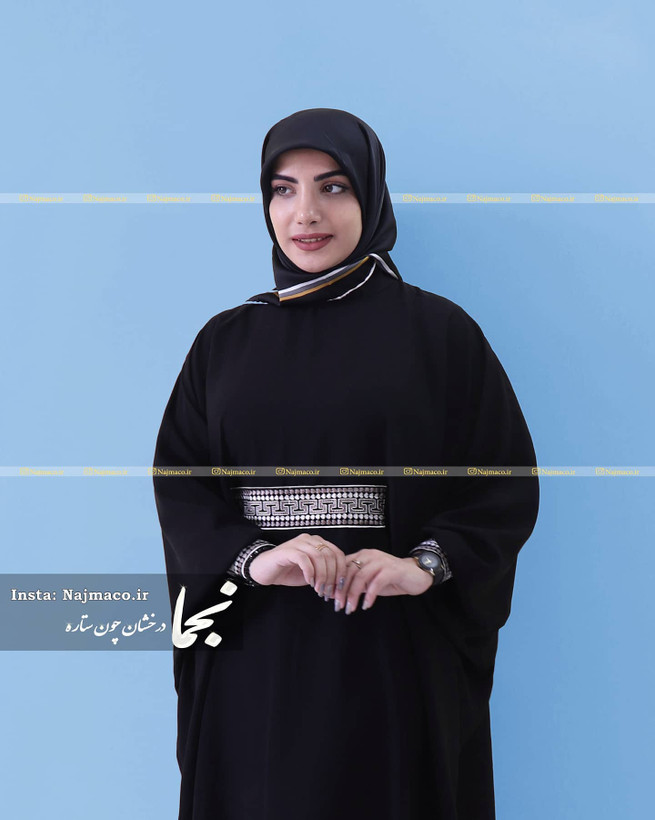 مانتو عبایی جلو بسته