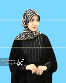 مانتو عبایی تمام مشکی