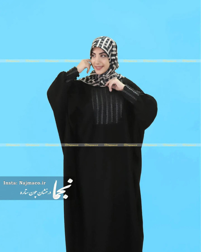 خرید مانتو عبایی با پارچه چادری