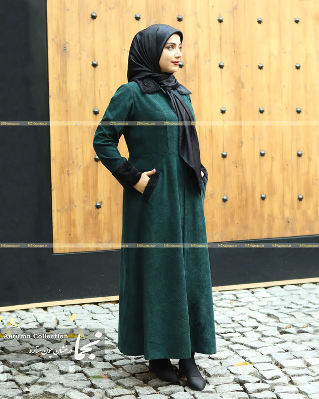 خرید آنلاین پالتو زنانه سبز