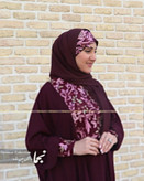 ست مانتو عبایی با شال