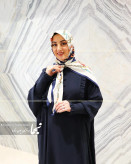 خرید عبا ساده سرمه ای