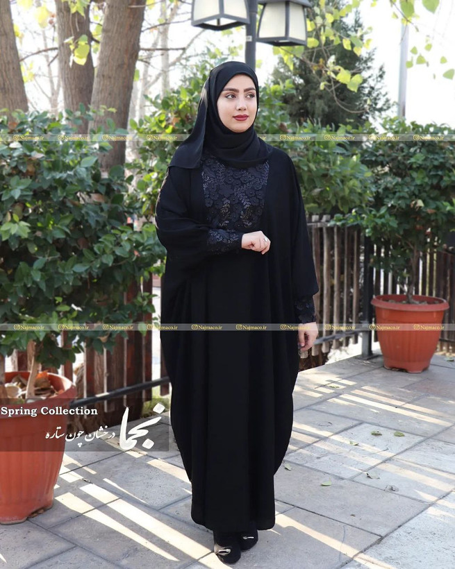 مدل مانتو عبایی حریر