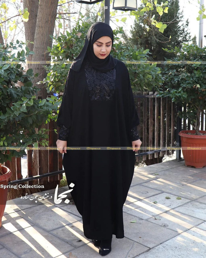 خرید مانتو عبایی مجلسی در کرج