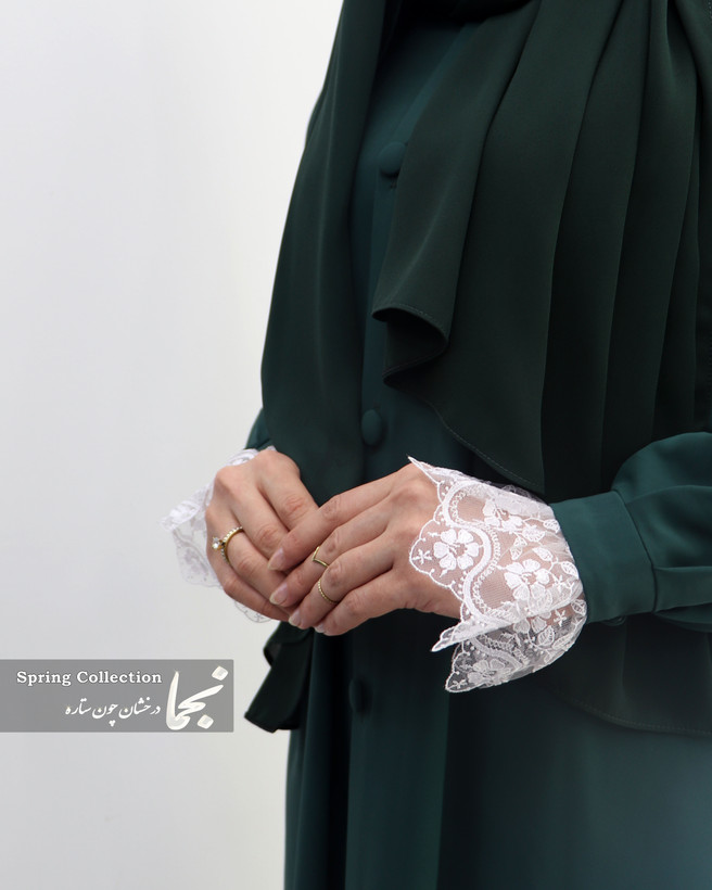 عبا دخترانه تور توری