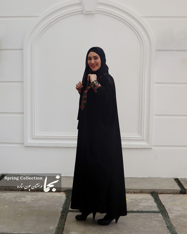 خرید اینترنتی عبا زنانه سوزن دوزی