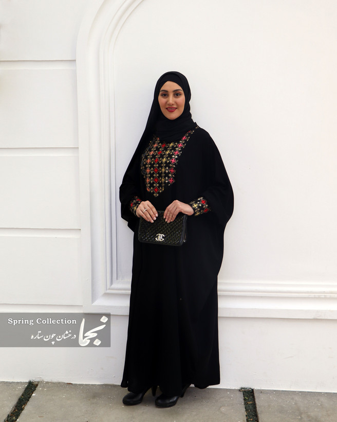 قیمت عبای سوزن دوزی مشکی