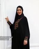 خرید آنلاین عبا مشکی سوزن دوزی