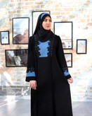 خرید اینترنتی مانتو عبایی مجلسی