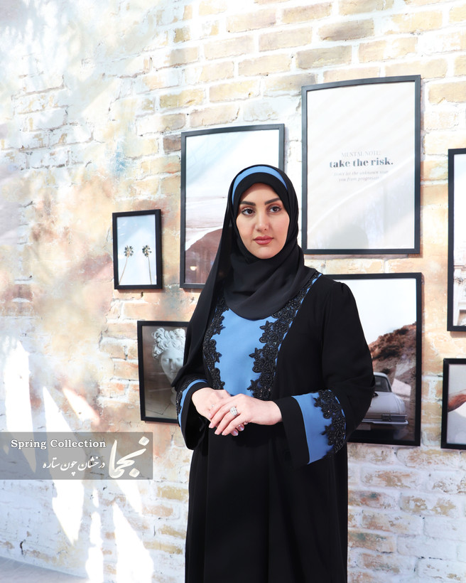 خرید مانتو عبایی مشکی