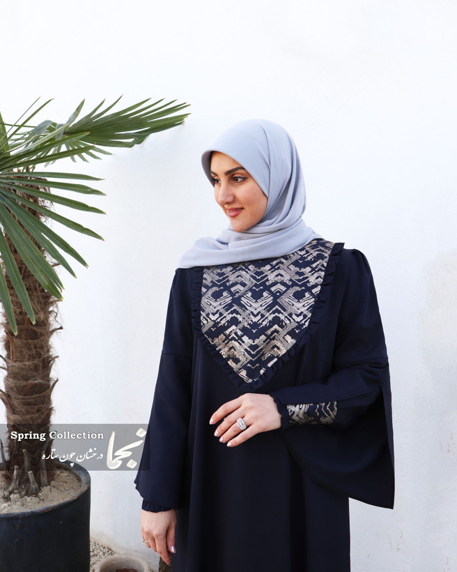 خرید مانتو عبایی مجلسی