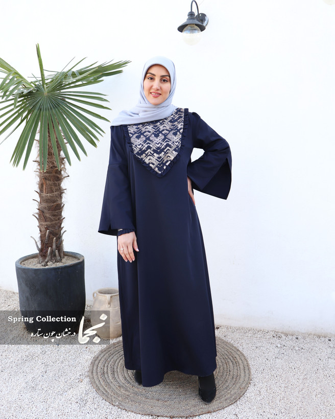 خرید آنلاین مانتو عبایی ژاکارد