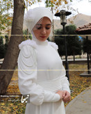 خرید اینترنتی مانتو عقد پوشیده