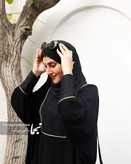 جدیدترین مدل عبا مشکی طلایی