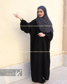 عبا زنانه ساده مشکی