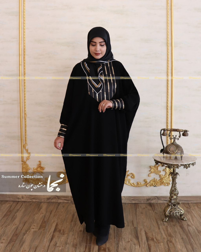 عبا زنانه سوزن دوزی