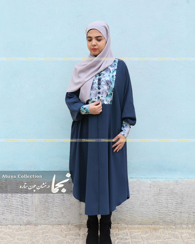 عبا زنانه رنگی