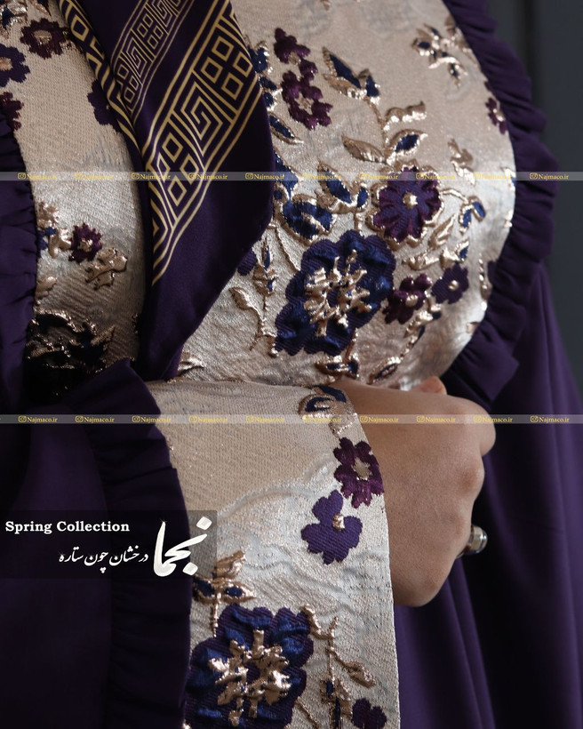 عبا زنانه ژاکارد