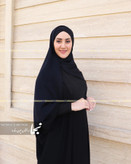 خرید عبا زنانه ساده تمام مشکی