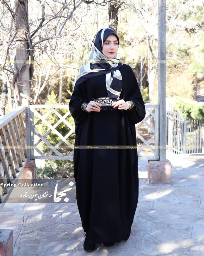 خرید عبا زنانه سوزن دوزی