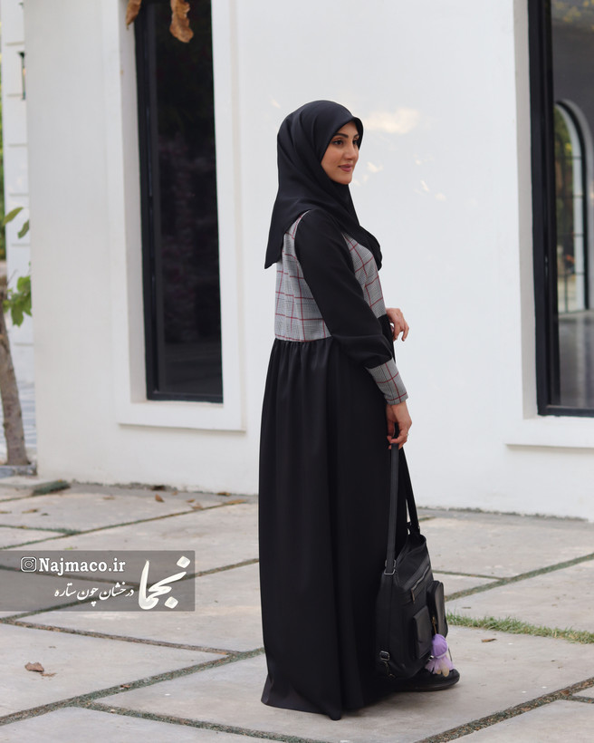 خرید مانتو عبایی کرپ