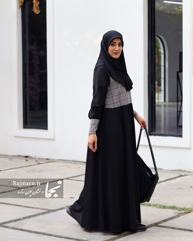 مدل مانتو عبایی کرپ