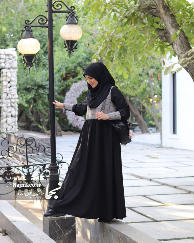 خرید مانتو عبایی دانشجویی