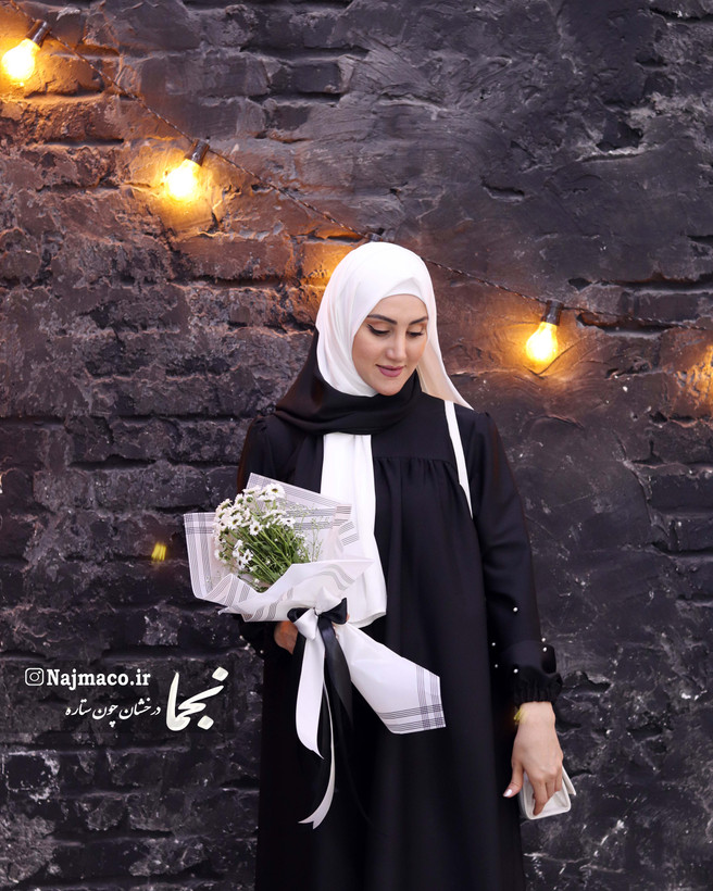 مانتو عبایی مشکی