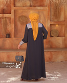 مانتو عبایی طوسی