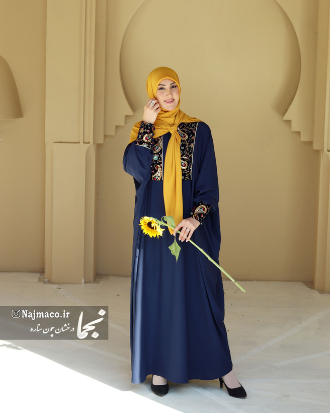 خرید عبا زنانه رنگی