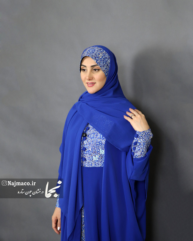 خرید ست عبا و هد روسری رنگی