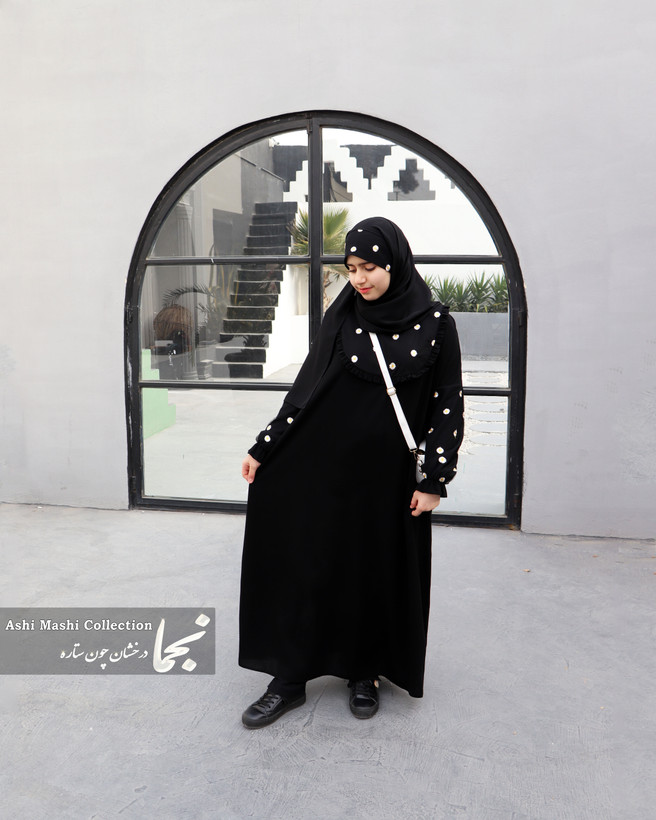 عبا دخترانه مشکی کرمان