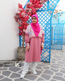 مانتو عبایی رنگی