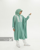 عبا دخترانه رنگی