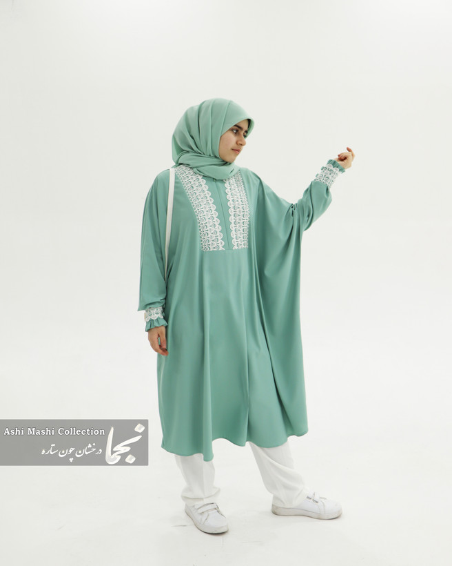 عبا دخترانه رنگی