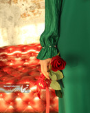 خرید مانتو عبایی سبز