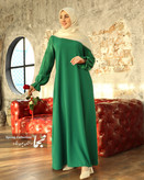 مانتو عبایی کمربند دار