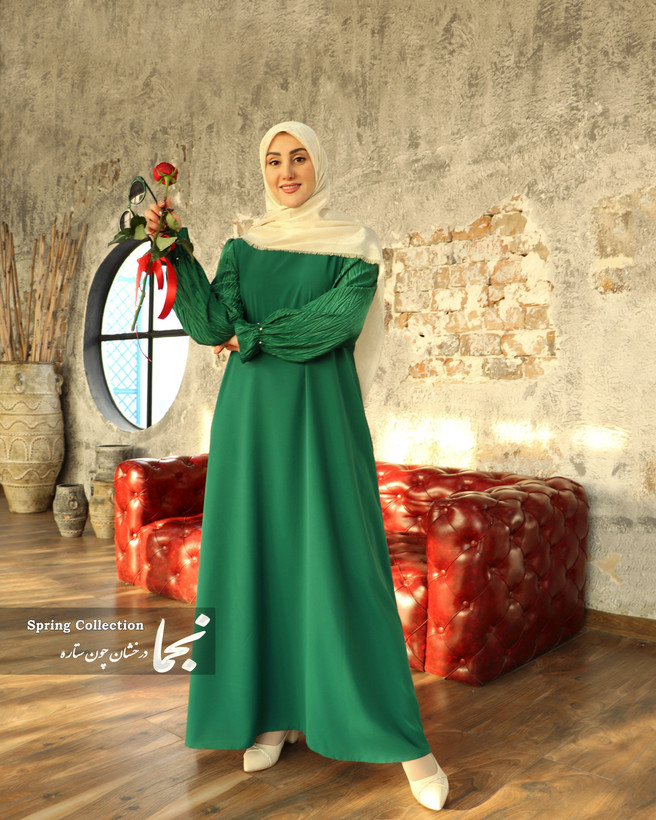 مانتو عبایی جلو بسته بلند