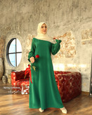 مانتو عبایی پارچه الیزه