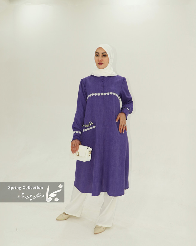 خرید مانتو عبایی شیک